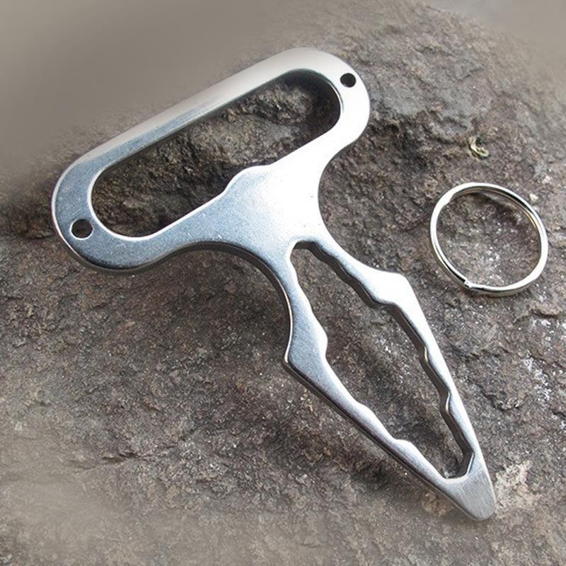 Maliben | Stainless Steel Multifunctional Camping Wrench Tool