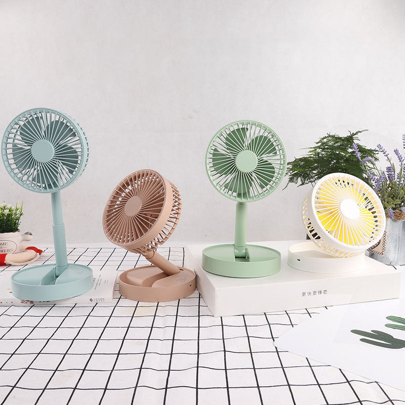 Maliben | Height-Adjustable, Rechargeable Telescopic Stand Fan