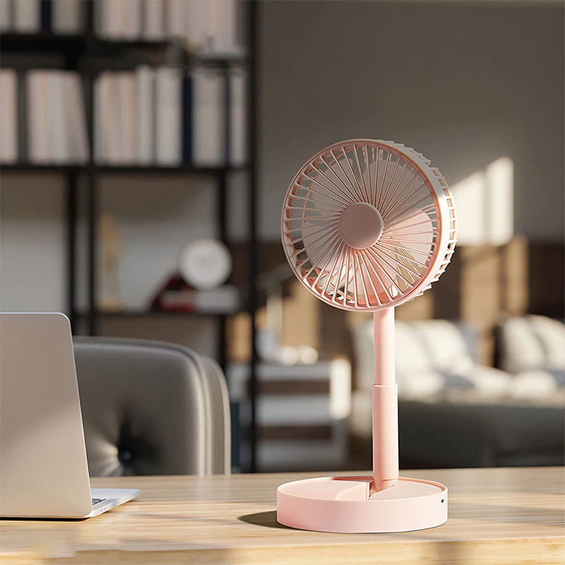 Maliben | Height-Adjustable, Rechargeable Telescopic Stand Fan