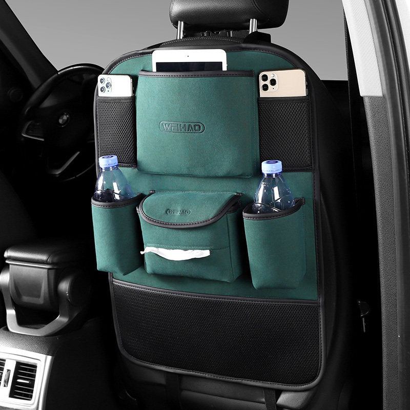 Maliben | Universal Multifunction Car Seat Organizer, For Beverages, Books, Tablets, Snacks & More