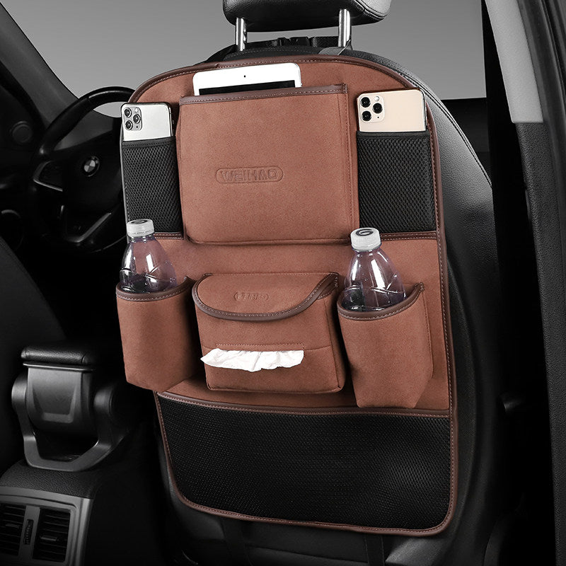 Maliben | Universal Multifunction Car Seat Organizer, For Beverages, Books, Tablets, Snacks & More