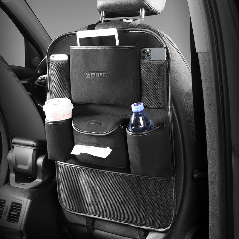 Maliben | Universal Multifunction Car Seat Organizer, For Beverages, Books, Tablets, Snacks & More