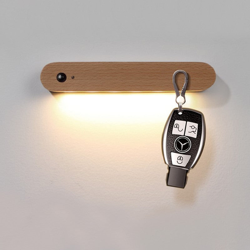 Maliben | Rechargeable Wireless Magnetic Led Motion Sensor Night Light, For Hallway, Closet, Stairs, Bathroom, Car