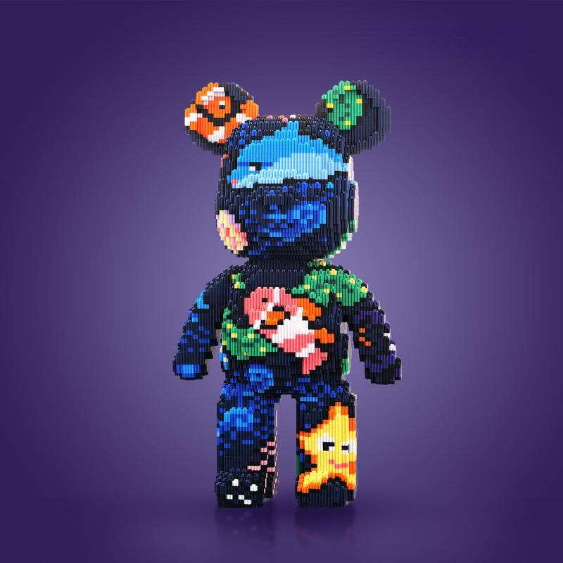 Maliben | Diy Pixel Art Block Bear Figures – Creative Building & Collectible Display