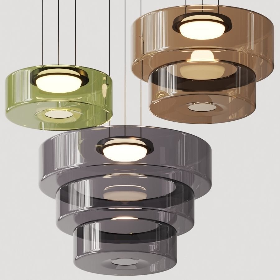 Maliben | Modern Glass Pendant Lamp In Bauhaus Style - Aurorasphere