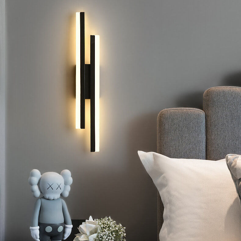 Maliben | Luxline Modern Led Wall Lamp | Minimalist Design | Iron & Acrylic | Dimmable Light