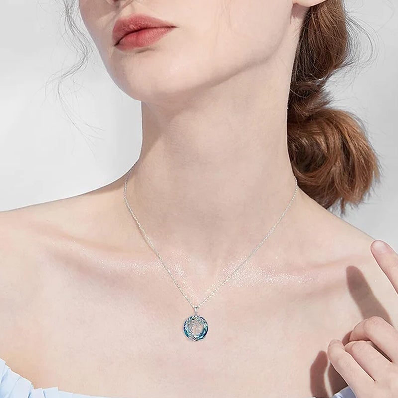 Maliben | Tree Of Life Crystal Pendant Necklace