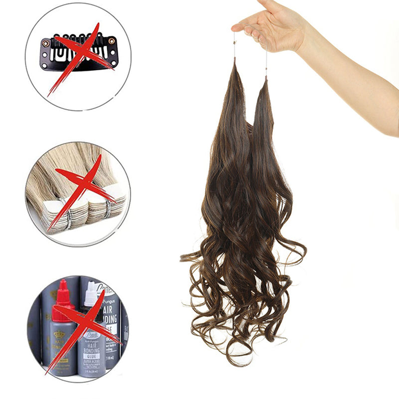Maliben | Long Curly Wavy Wig