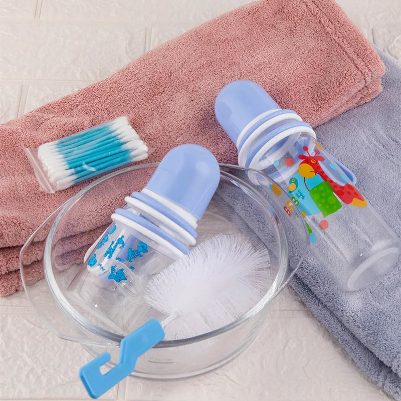Maliben | Baby Care Set With Bottles, Bibs & Cleaning Brush