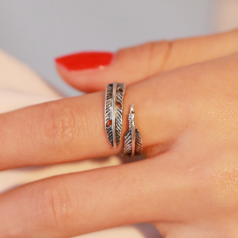 Maliben | Women’S Vintage Cat Ring | Adjustable Animal Knuckle Band | Zinc Alloy Fashion Jewelry For Daily & Party Wear