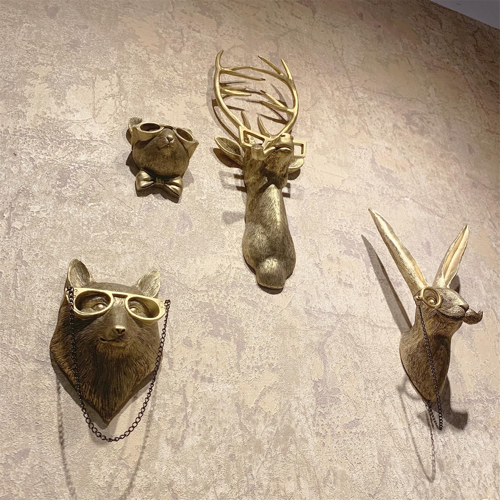 Maliben | Elegant Animal Head Wall Sculptures