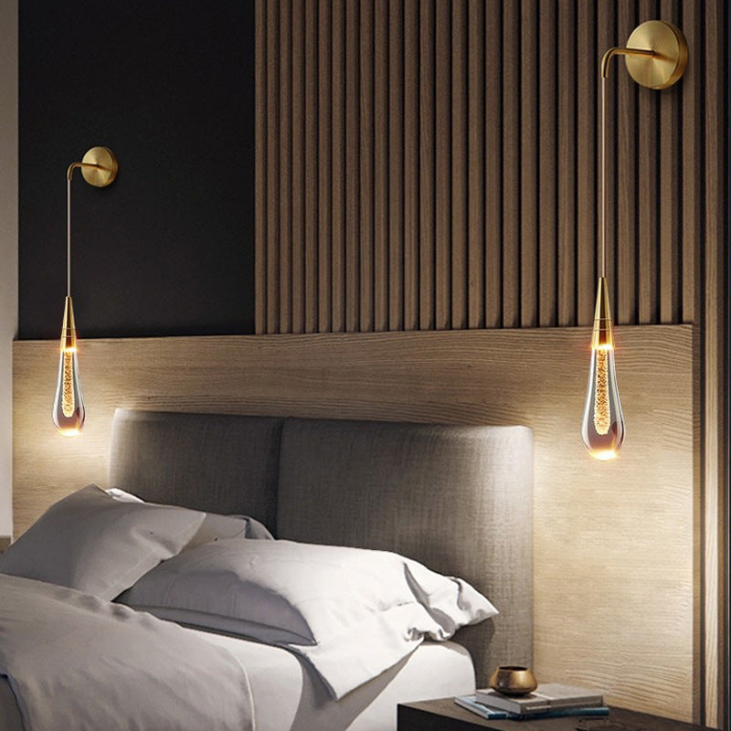 Maliben | Lumetear Luxe Led Wall Lamp Dimmable Drop Design For Bedroom And Living Room