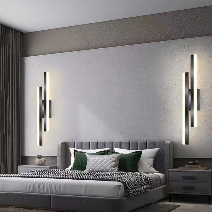 Maliben | Luxline Modern Led Wall Lamp | Minimalist Design | Iron & Acrylic | Dimmable Light
