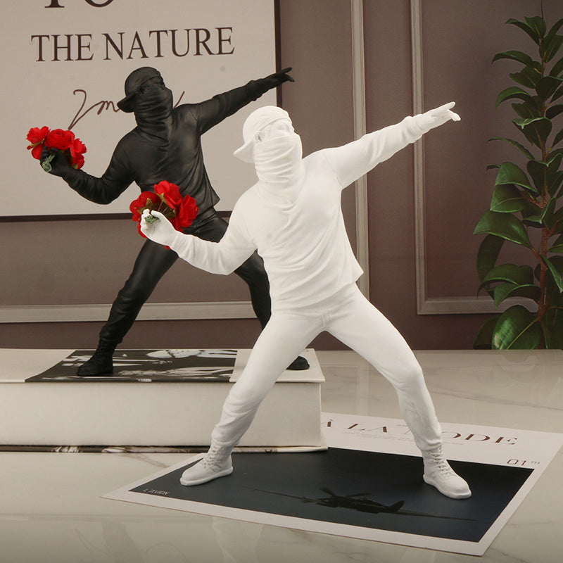 Maliben | Banksy Flower Rioter Ornament