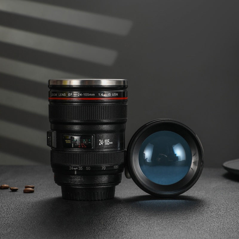 Maliben Camera Lens Inspired Insulated Cup Coffee Mug
