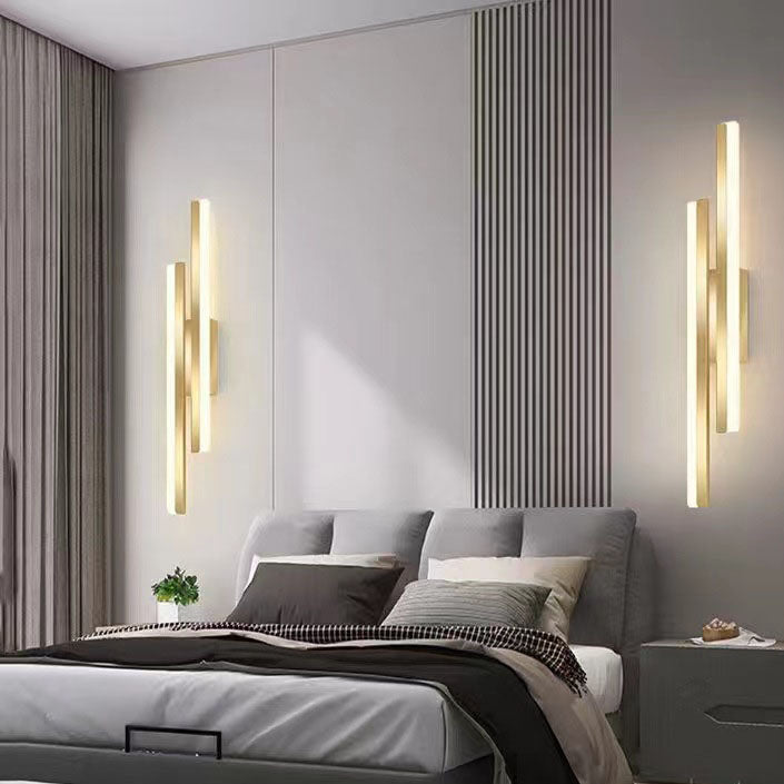 Maliben | Luxline Modern Led Wall Lamp | Minimalist Design | Iron & Acrylic | Dimmable Light