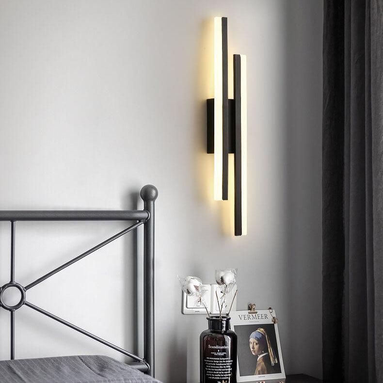 Maliben | Luxline Modern Led Wall Lamp | Minimalist Design | Iron & Acrylic | Dimmable Light