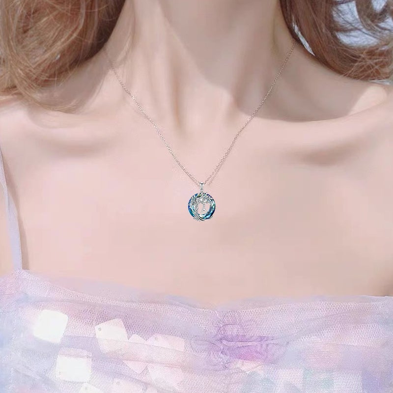 Maliben | Tree Of Life Crystal Pendant Necklace