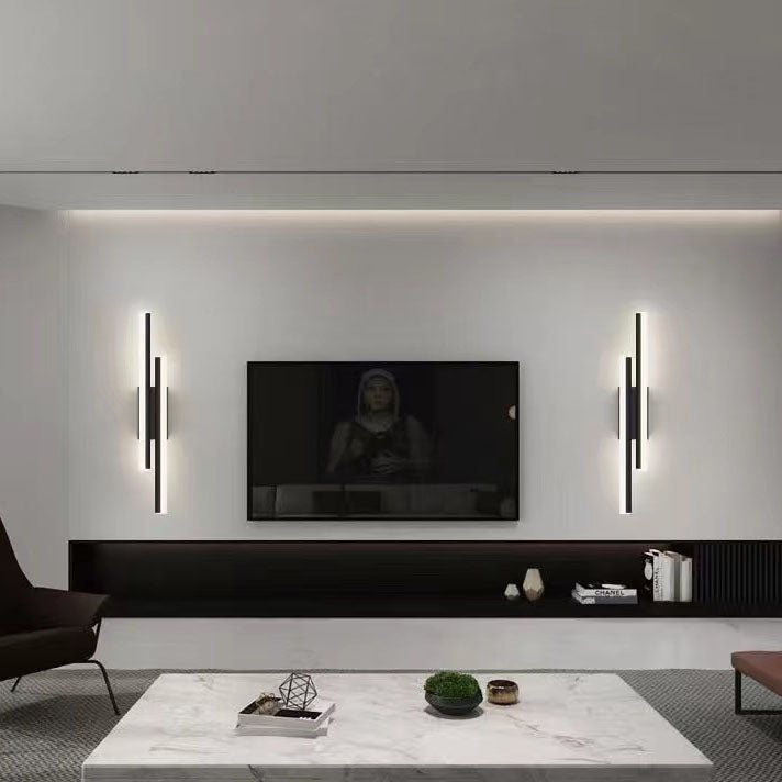 Maliben | Luxline Modern Led Wall Lamp | Minimalist Design | Iron & Acrylic | Dimmable Light