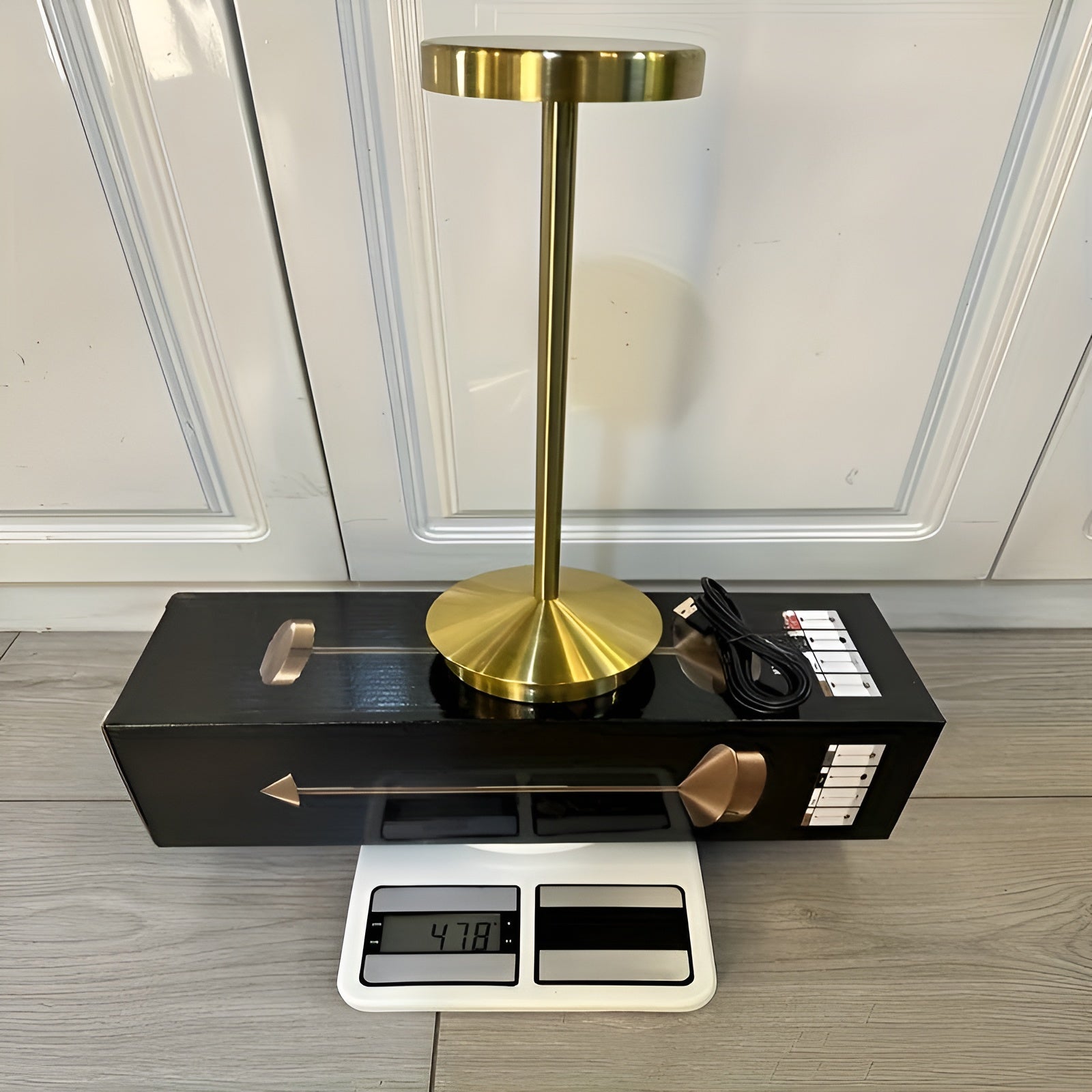 Maliben | Elegant Tarion Lamp – Wireless Led With Touch Control