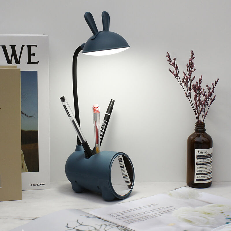 Maliben | Lumobun Table Lamp – Cute Led Desk Lamp With Pen Holder And Usb Connection