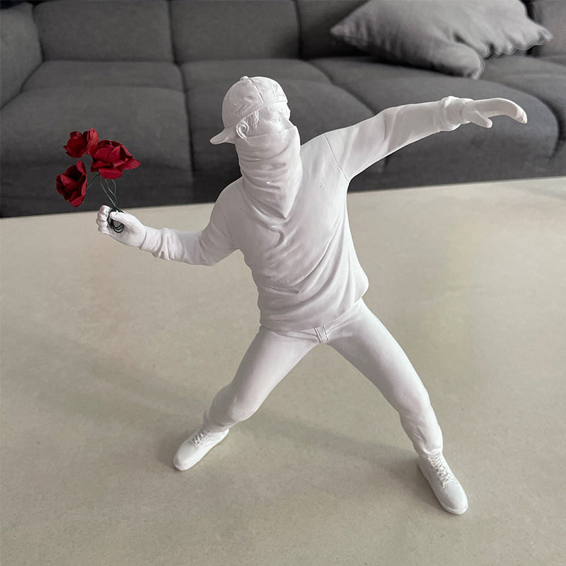 Maliben | Banksy Flower Rioter Ornament