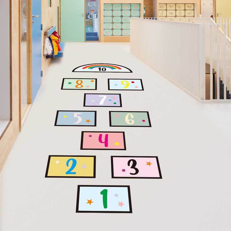 Maliben | Cijferpret Stickers | Educational And Playful - Self-Adhesive Wall Stickers For Children's Rooms