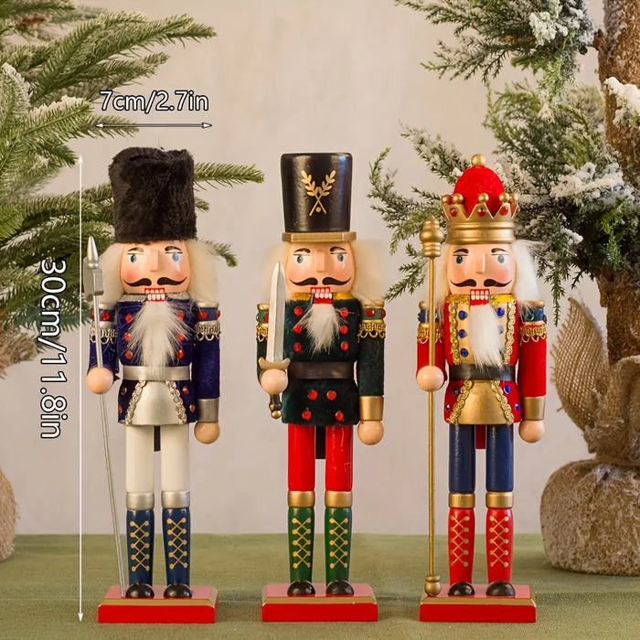 Maliben | Nutcrackerjoy - Wooden Nutcracker Soldier Figure For Timeless Christmas Charm