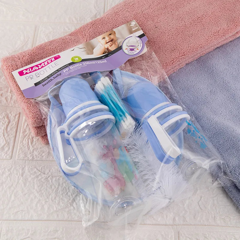 Maliben | Baby Care Set With Bottles, Bibs & Cleaning Brush