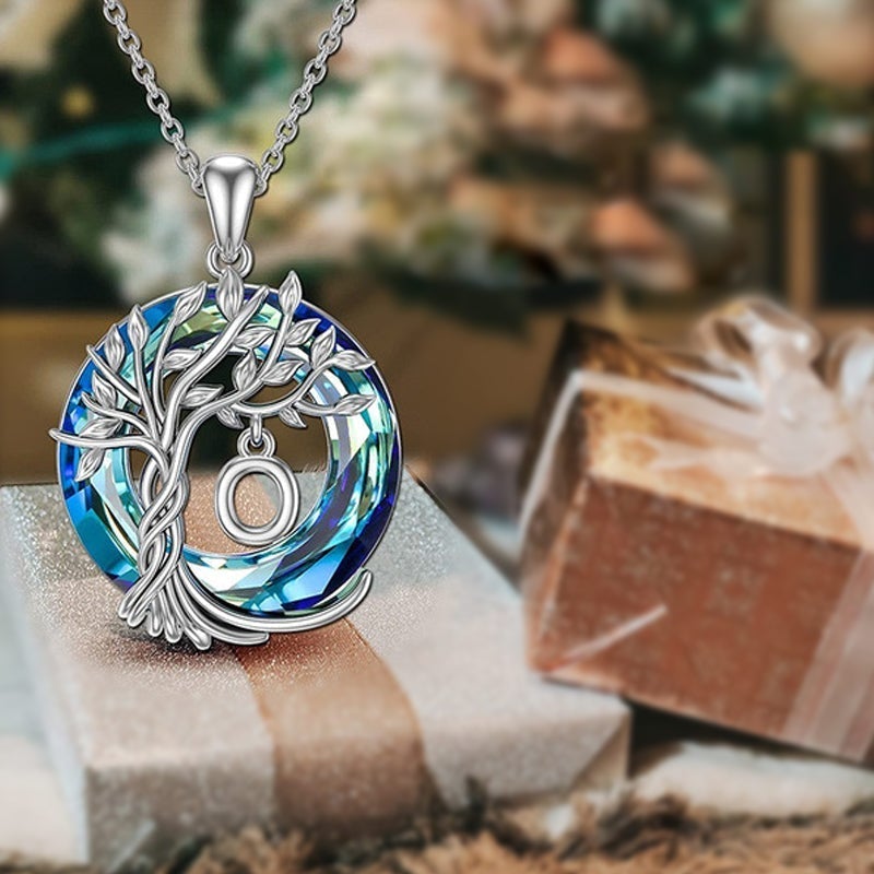 Maliben | Tree Of Life Crystal Pendant Necklace