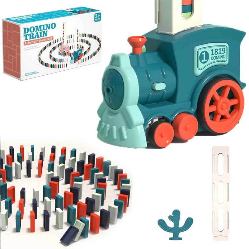 Maliben | Dominoexpress | Endless Play Fun - Automatic Domino Train With Colorful Blocks