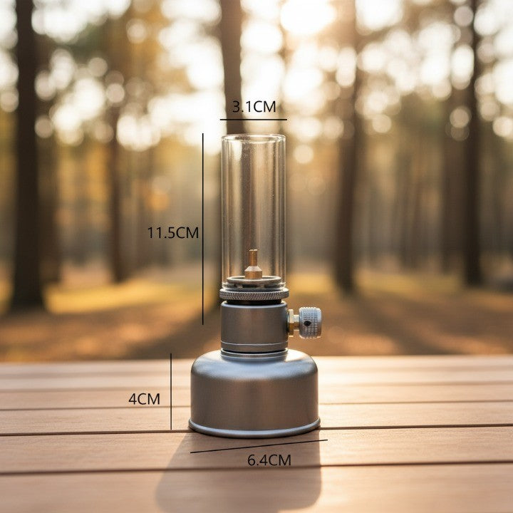 Maliben | Mini Gas Flame Torch Table Lamp