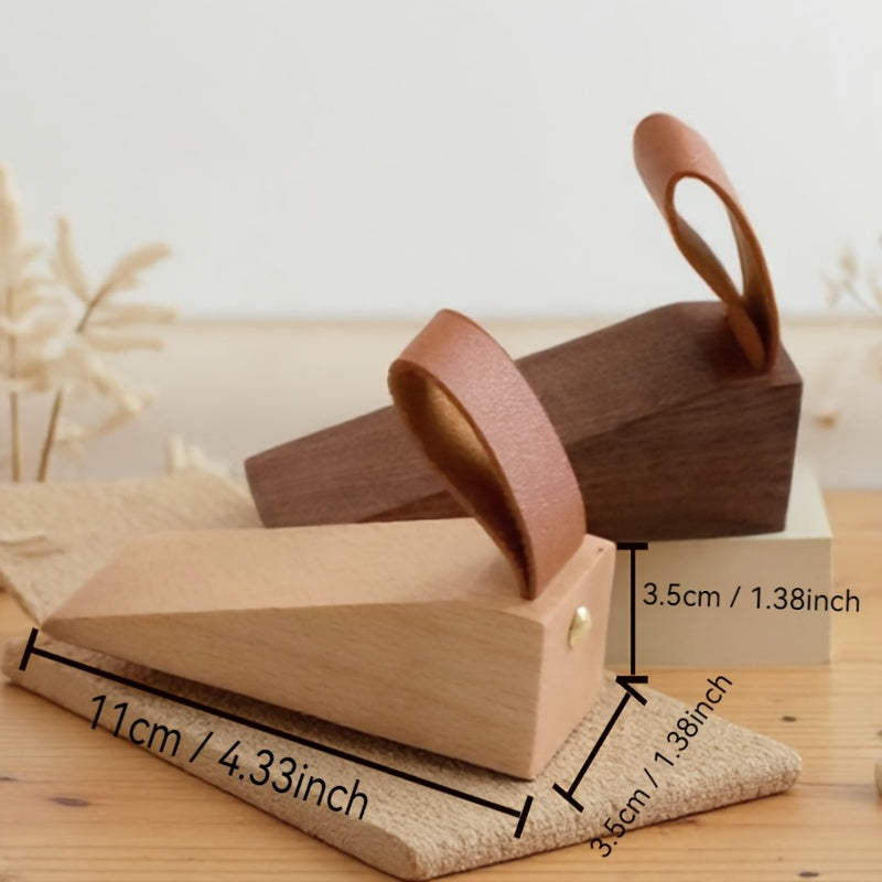 Maliben | Nordgrip Wooden Doorstop – Scandinavian Design With Non-Slip Base