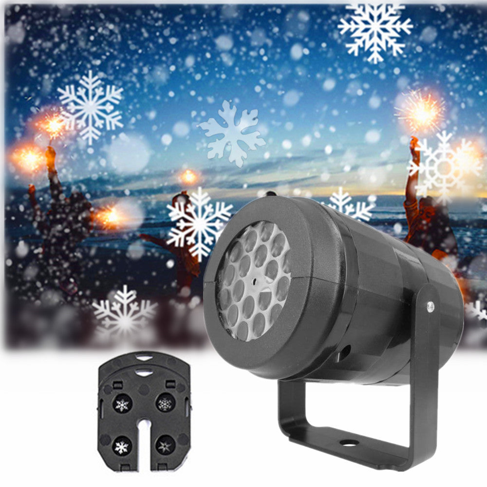 Maliben | Led Christmas Projector Snowflake Light Show – Waterproof Outdoor Lamp With 16 Patterns