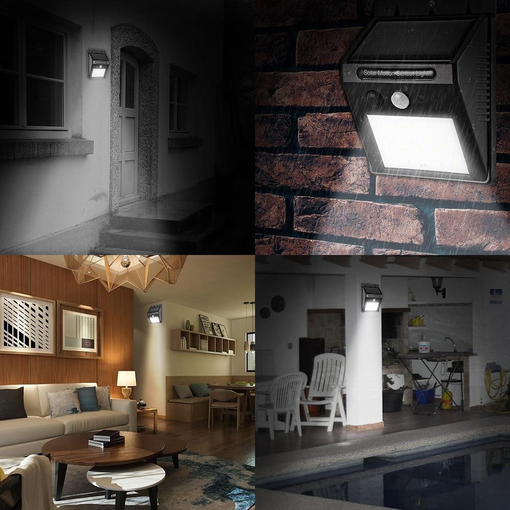 Maliben | Motion Activated Waterproof Solar Wall Light