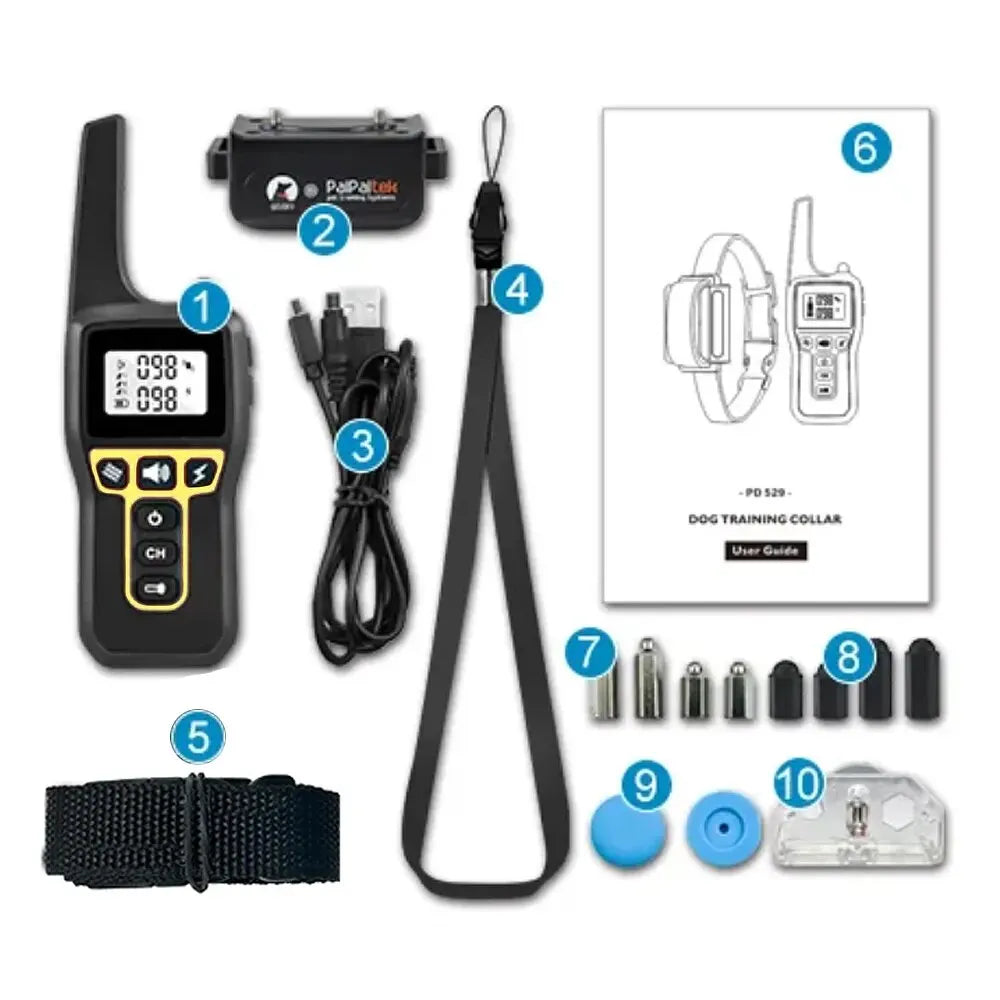 Maliben | 1000m Dog Training Collar – Waterproof, Rechargeable with Remote Control for Small, Medium & Large Dogs