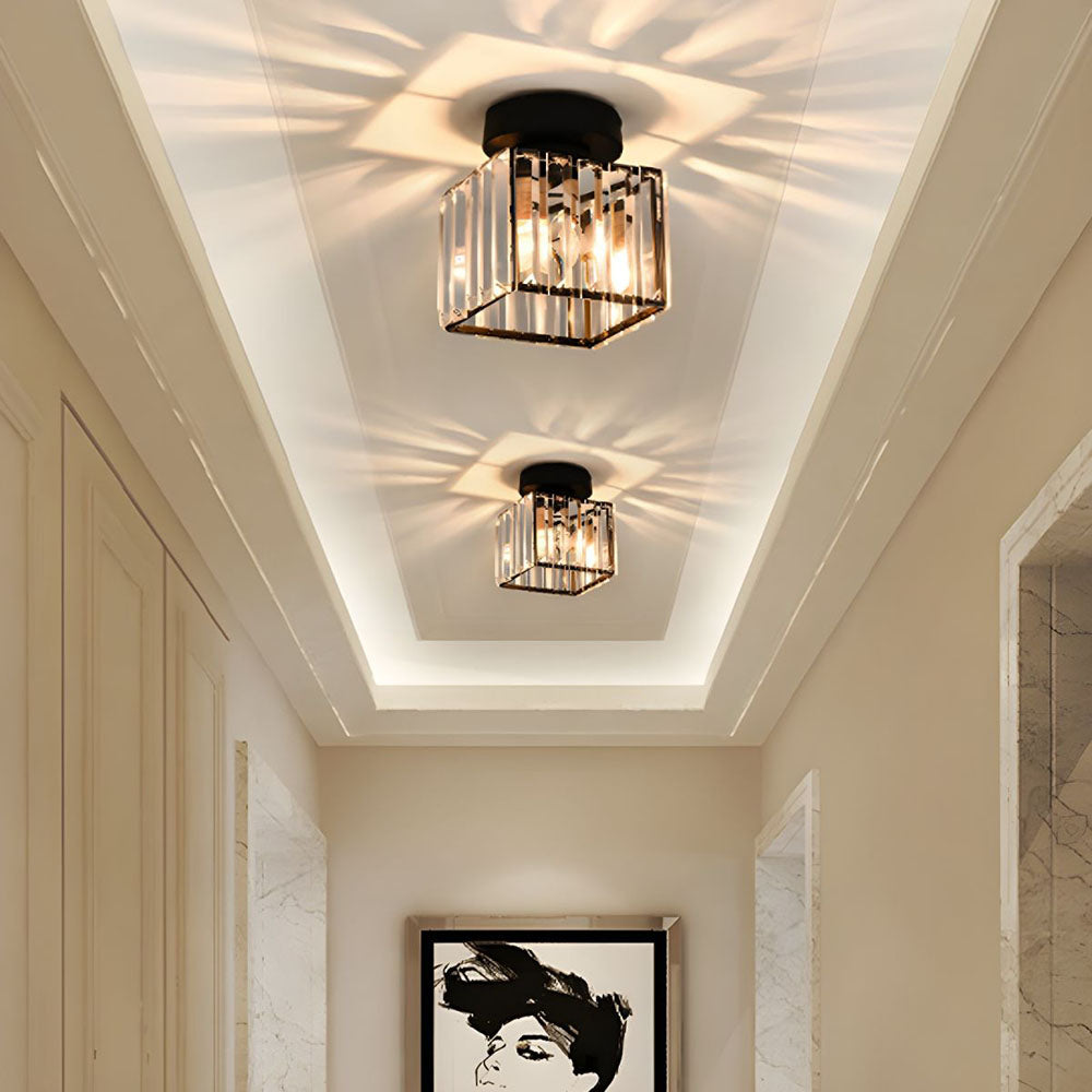 Maliben | Crystal Glass Ceiling Light For Modern Interiors