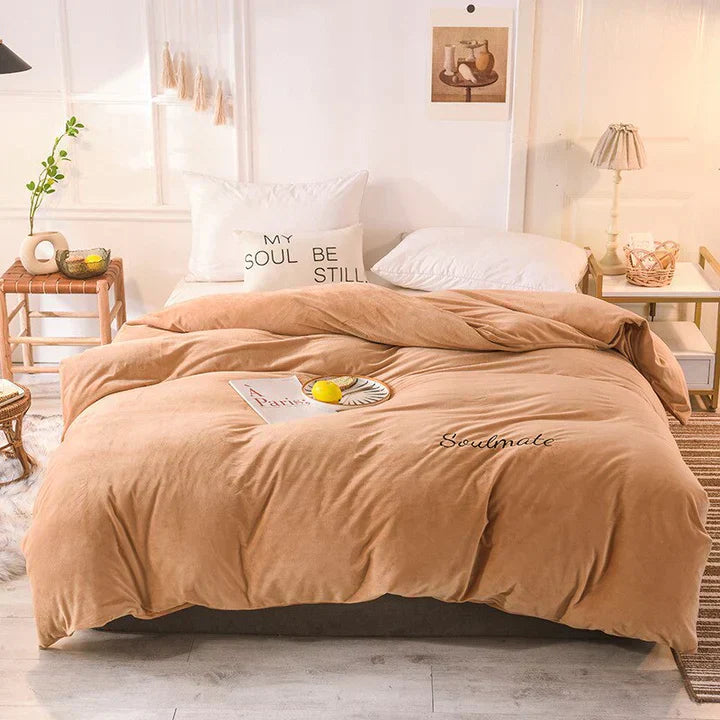 Maliben | Silkcloud Duvet Cover - Cozy Fleece Duvet Cover For Unmatched Sleeping Experience