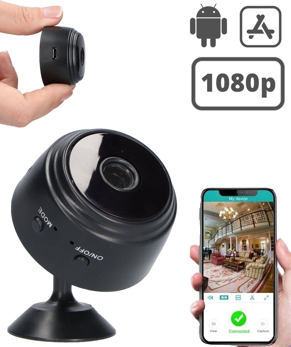 Maliben | Safetycam Wifi Camera - Ultra Compact 1080p Wifi Camera For Maximum Safety