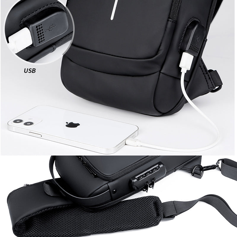 Maliben | Casual Multifuntional Anti-Theft Chest Bag For Men