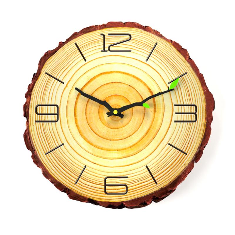 Maliben | Wooden Annual Rings Wall Clock