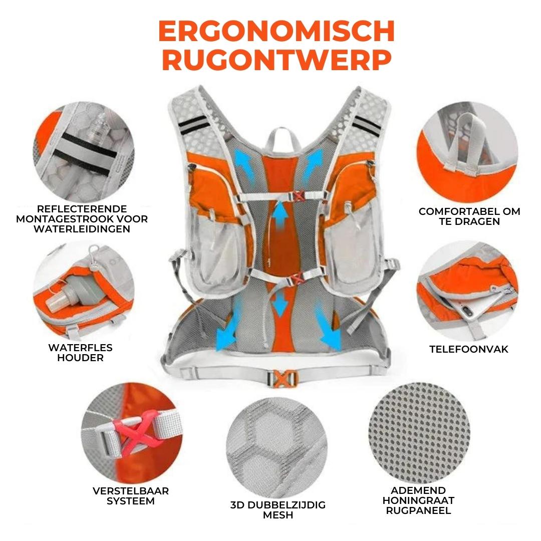 Maliben | Travellite Backpack - Ultralight Hydration With Integrated Water Tank