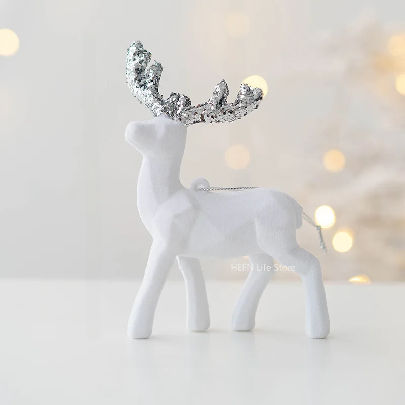 MAliben | Sparkling Deer Ornament – Luxury Christmas Decoration For a Festive Atmosphere