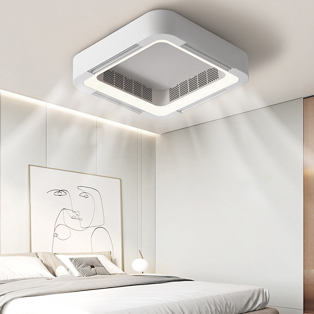 Maliben | Modern Blade-Less Ceiling Fan With Led Lighting And Chandelier