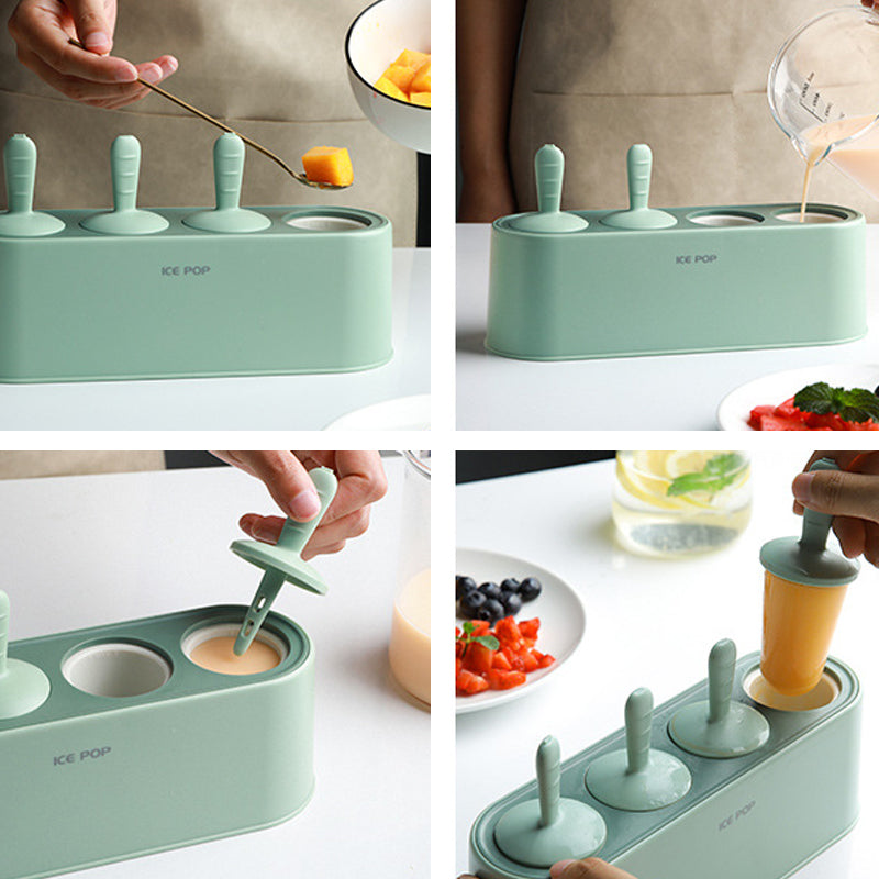 Maliben | Silicone Popsicle Ice Cream Mold Set