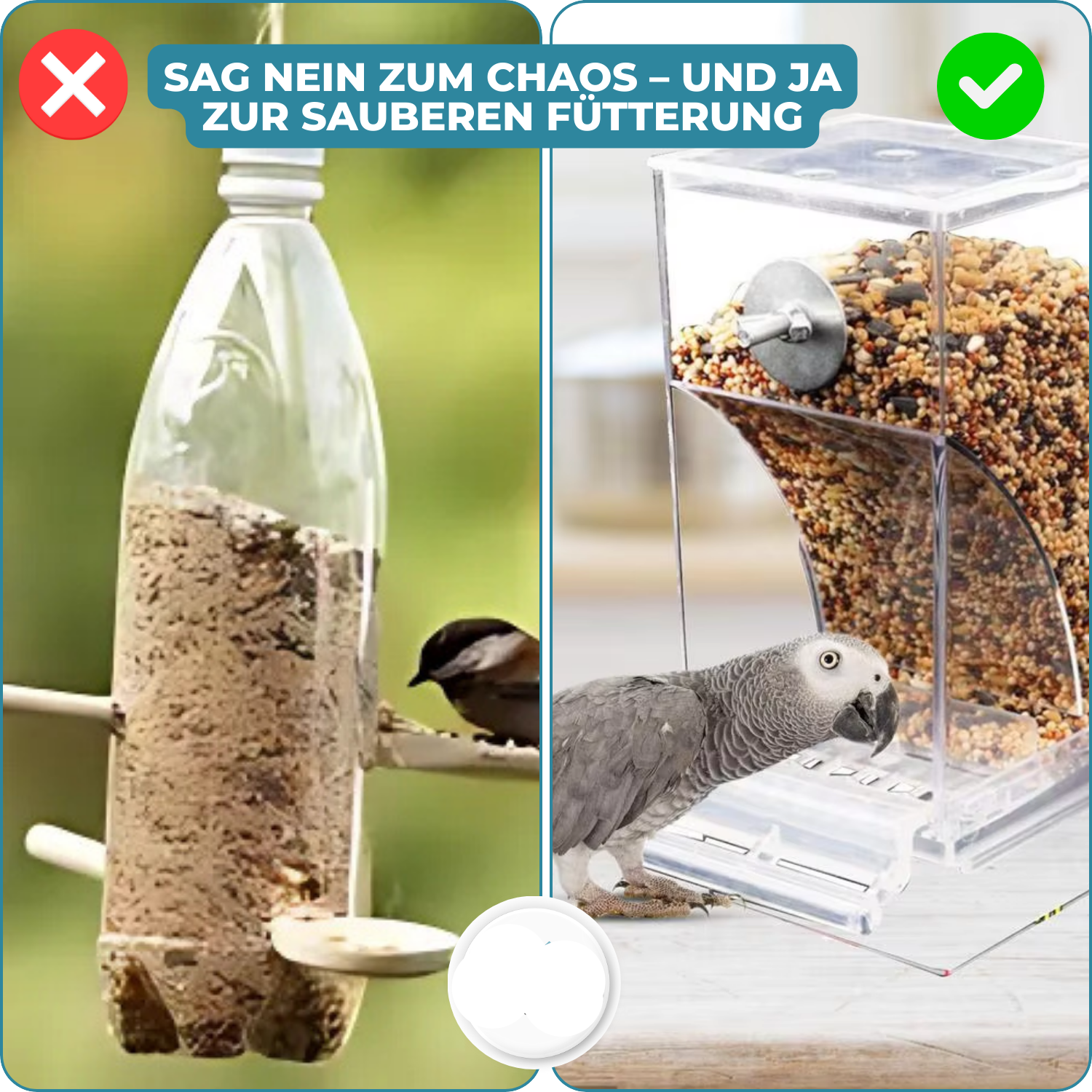 Maliben | Birdfeed – Clean Feeding, Satisfied Birds, Less Effort