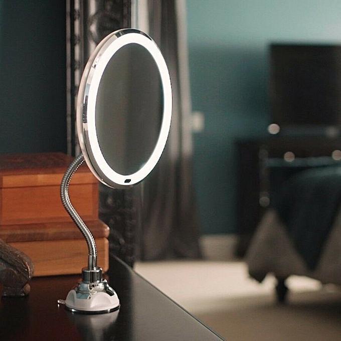 Maliben | 10x Zoom Led Makeup Mirror