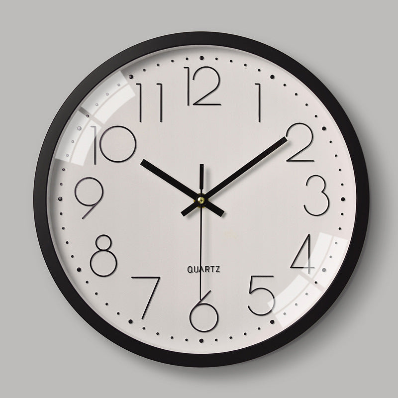 Maliben | Simple Design 3D Silent Classroom Wall Clock 30 cm