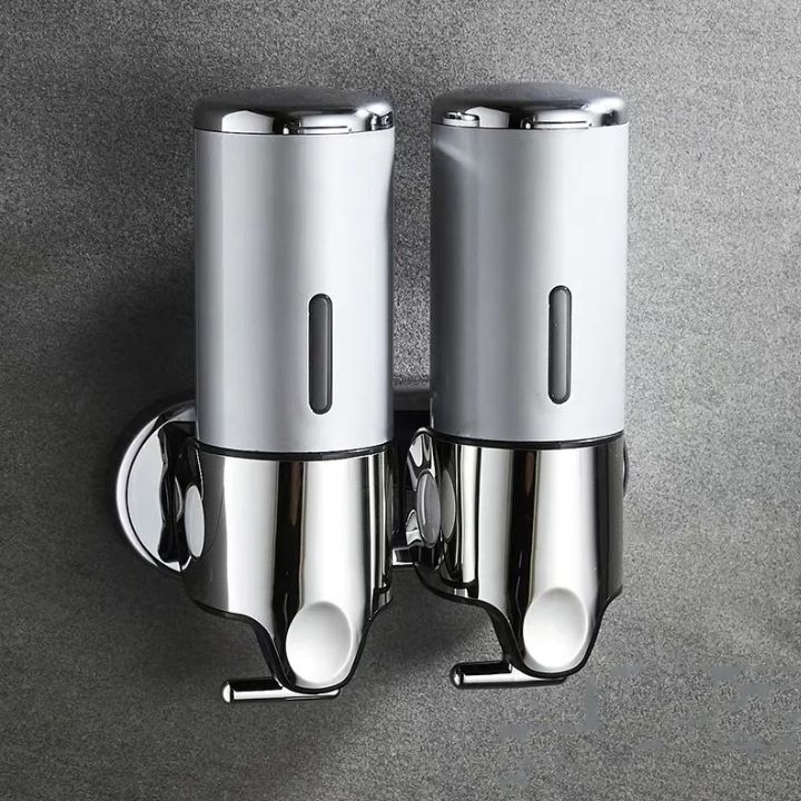 Maliben | Wall Mounted Soap Dispenser | Sudsstation Bathroom Organizer | Stainless Steel & Abs | 16.9 Fl Oz | Set Of 1–3