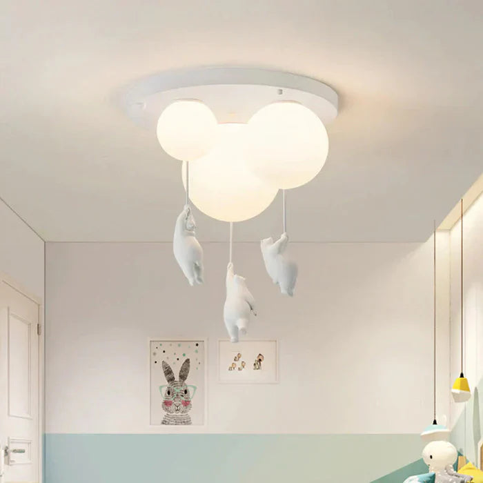 Maliben | Children's Ceiling Lamp With Bear And Balloon - Cloudbear